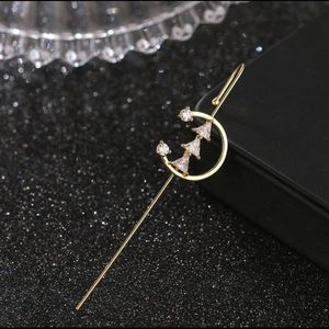 3 for $30 🎄 Ear Needle Wrap Crawler Hook Earrings for Women C arrows cuff